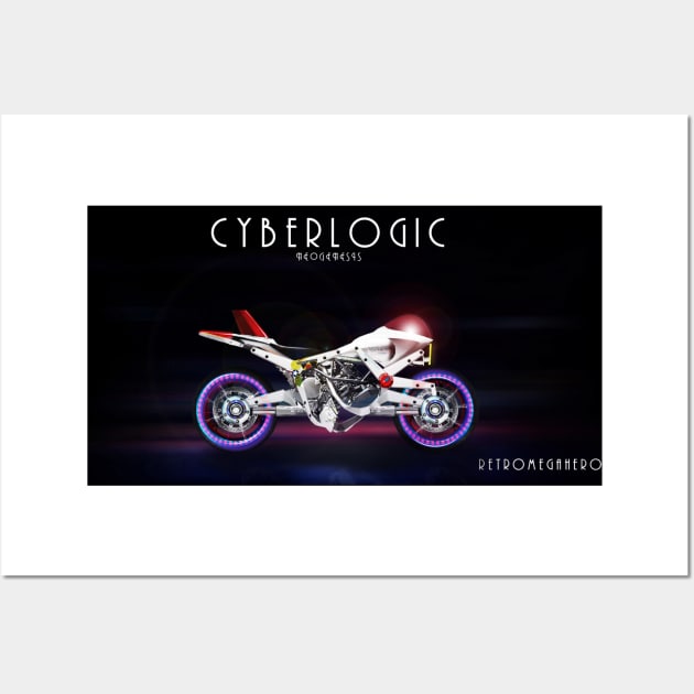 Cyberlogic racing Wall Art by retromegahero